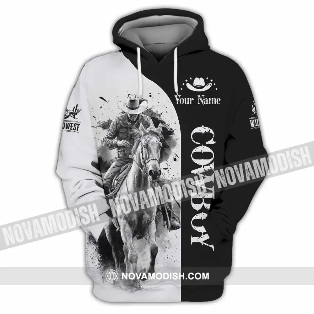Unisex Shirt - Custom Cowboy 3D Shirt - Hoodie / S - T-shirt