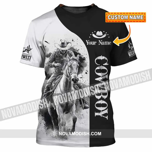 Unisex Shirt - Custom Cowboy 3D Shirt - T-shirt