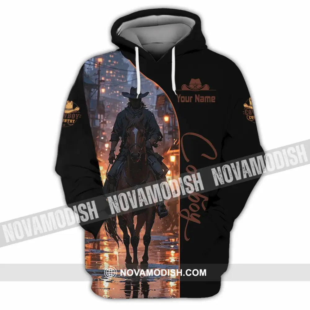 Unisex Shirt - Custom Cowboy Shirt - Hoodie / S - T-shirt