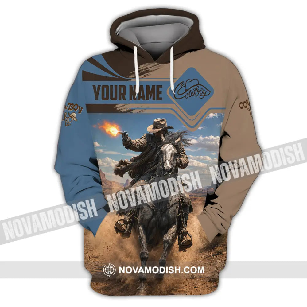 Unisex Shirt - Custom Cowboy Shirt - Hoodie / S - T-shirt
