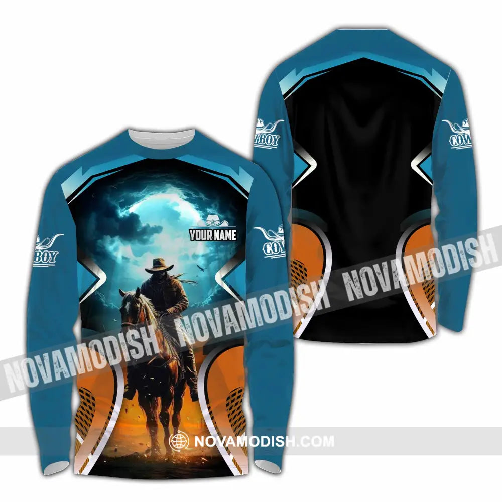 Unisex Shirt - Custom Cowboy Shirt - Long Sleeve Shirt / S - T-shirt