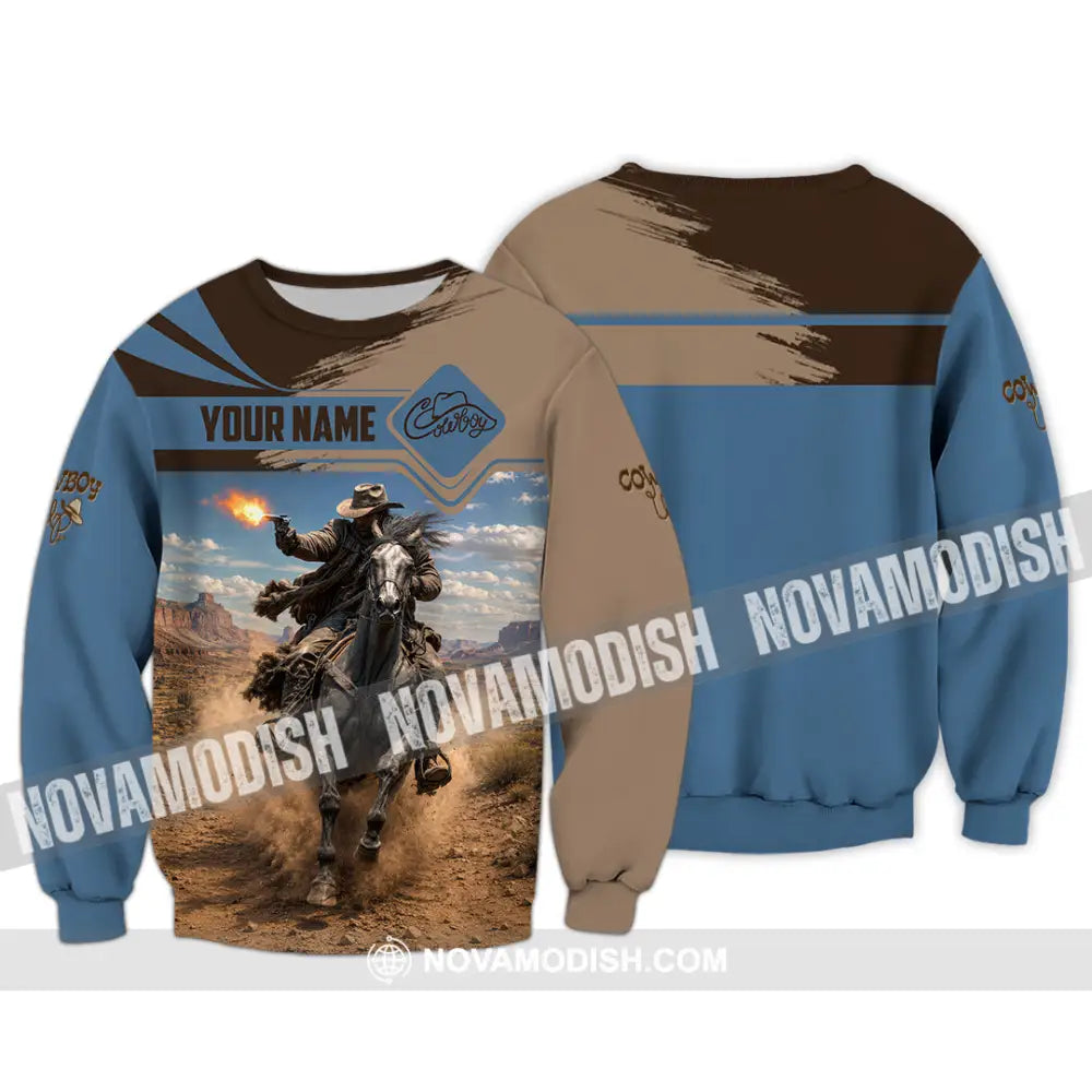 Unisex Shirt - Custom Cowboy Shirt - Long Sleeve / S - T-shirt