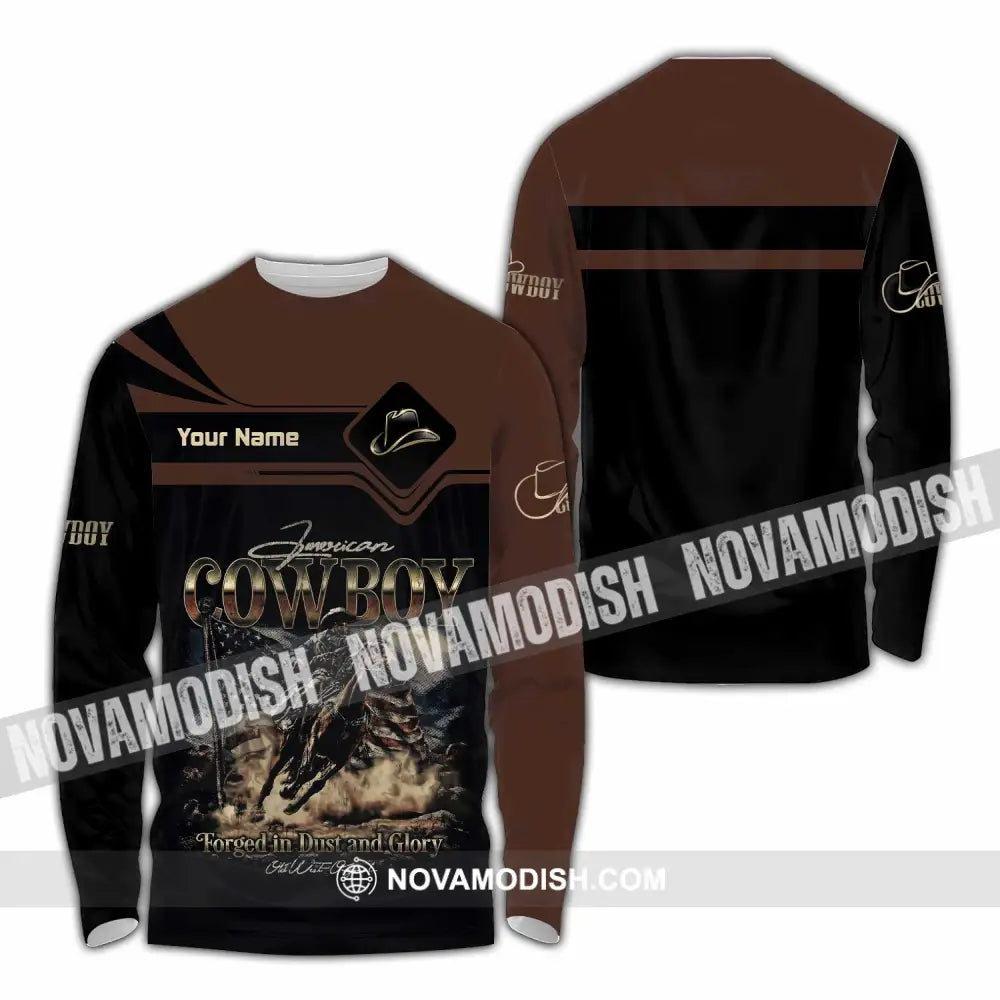 Unisex Shirt - Custom Cowboy Shirt - Long Sleeve Shirt / S - T-shirt