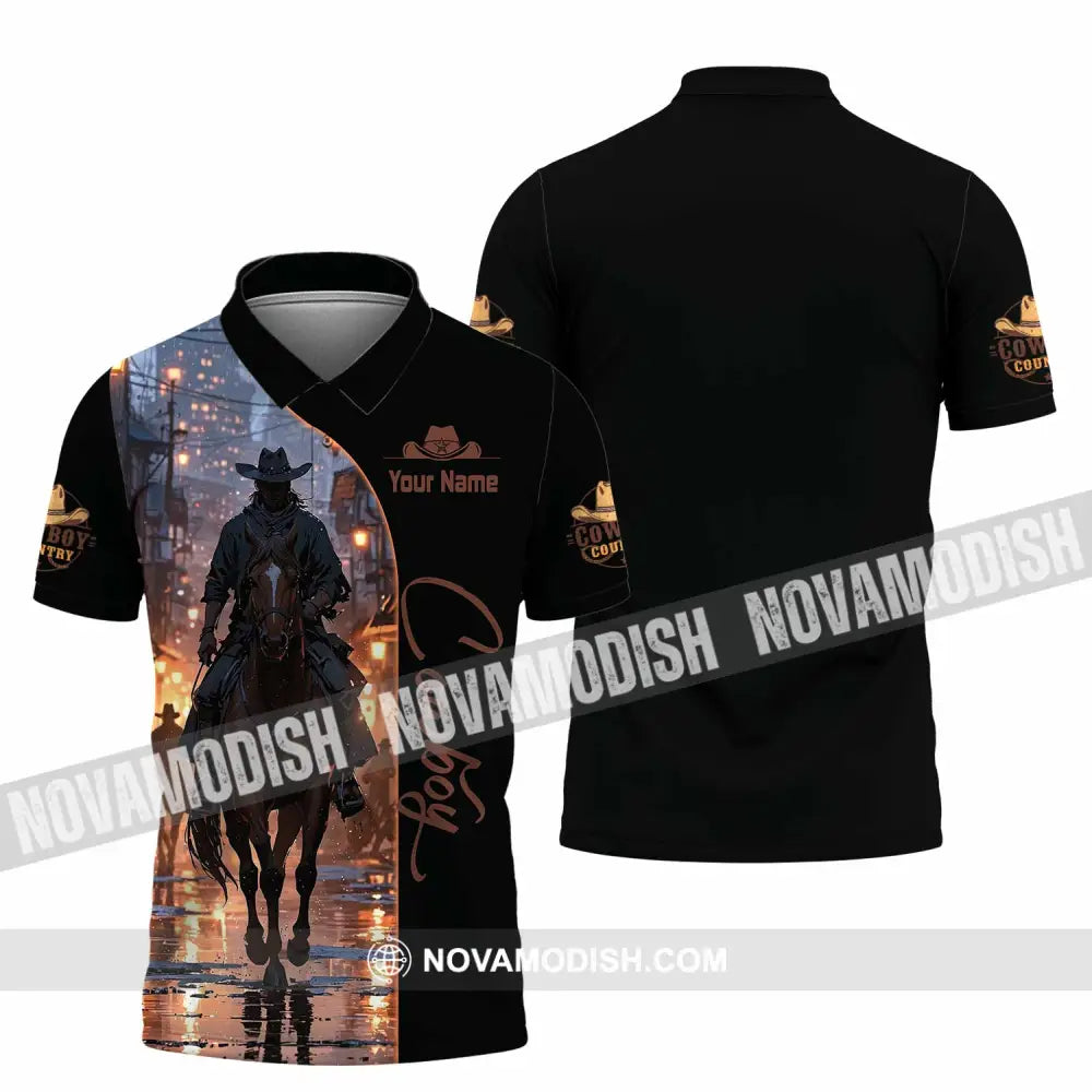 Unisex Shirt - Custom Cowboy Shirt - Polo Shirt / S - T-shirt