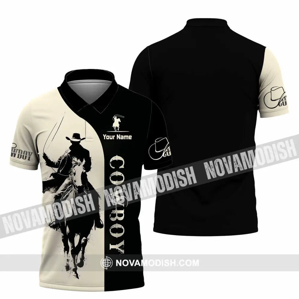 Unisex Shirt - Custom Cowboy Shirt - Polo Shirt / S - T-shirt
