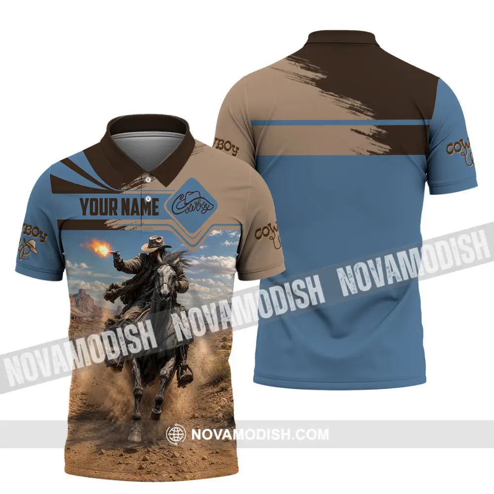 Unisex Shirt - Custom Cowboy Shirt - Polo Shirt / S - T-shirt