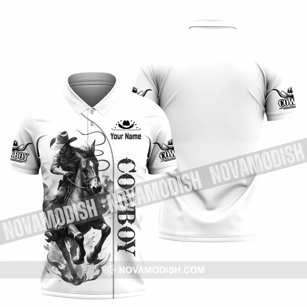 Unisex Shirt - Custom Cowboy Shirt - Polo Shirt / S - T-shirt