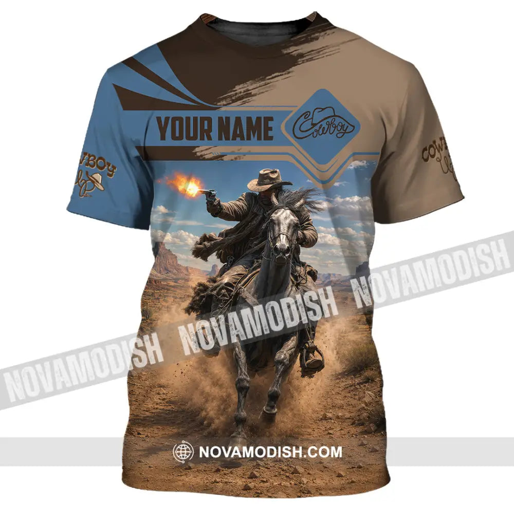 Unisex Shirt - Custom Cowboy Shirt - T-Shirt / S - T-shirt