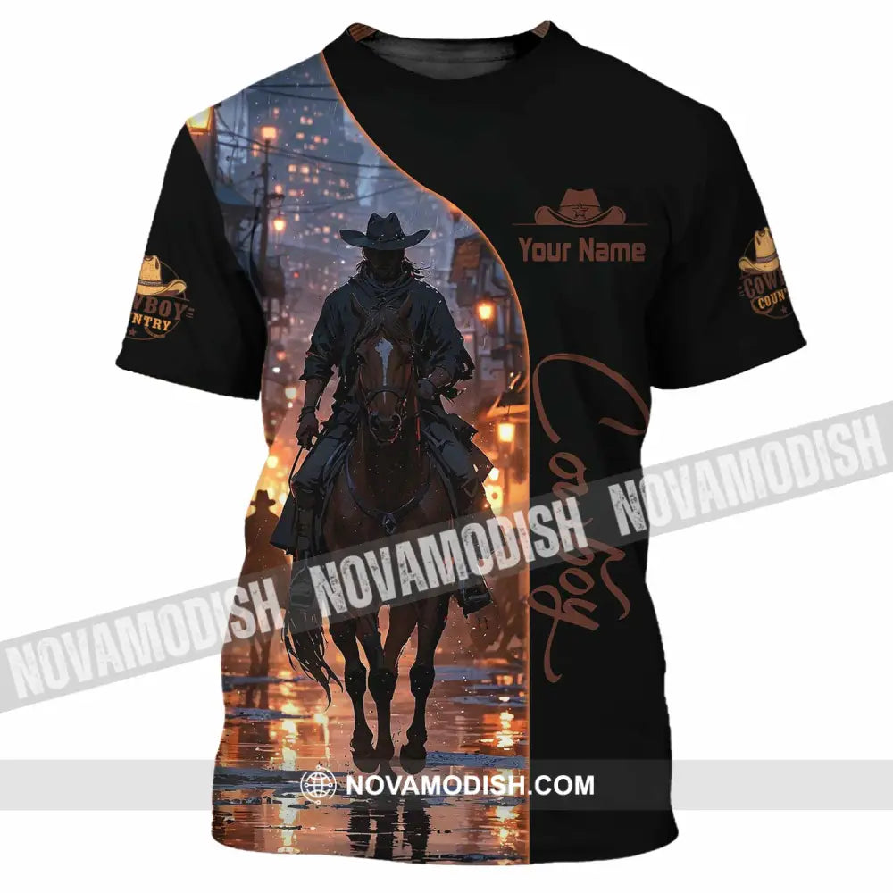 Unisex Shirt - Custom Cowboy Shirt - T-Shirt / S - T-shirt