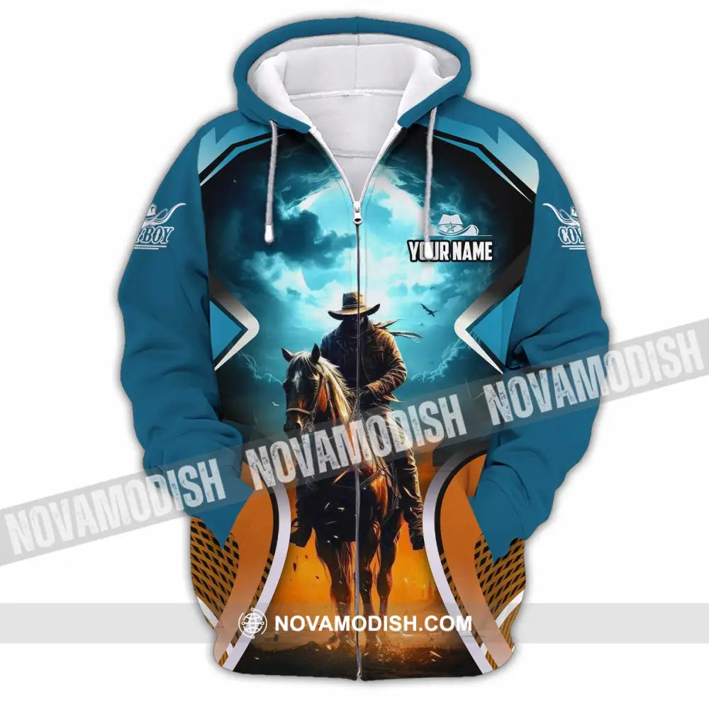 Unisex Shirt - Custom Cowboy Shirt - Zipper Hoodie / S - T-shirt