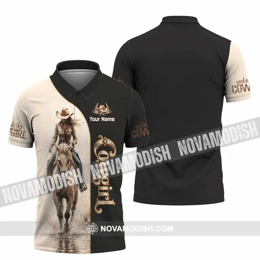 Unisex Shirt - Custom Cowgirl Shirt - Polo Shirt / S - T-shirt