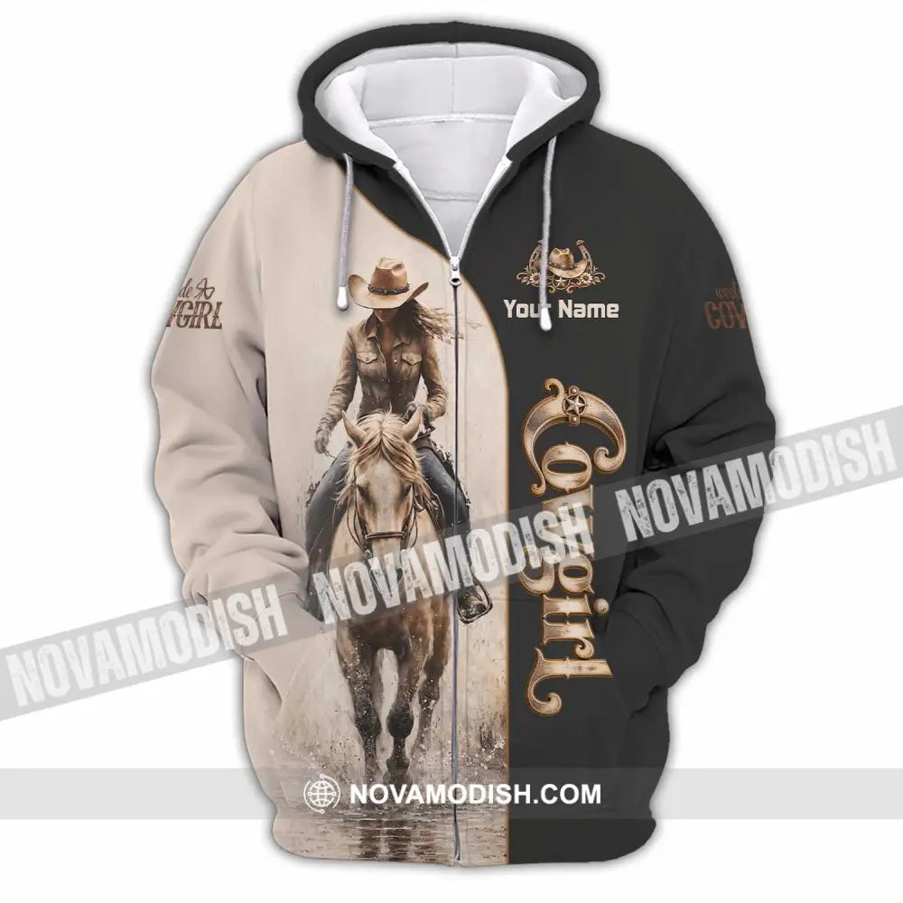 Unisex Shirt - Custom Cowgirl Shirt - Zipper Hoodie / S - T-shirt
