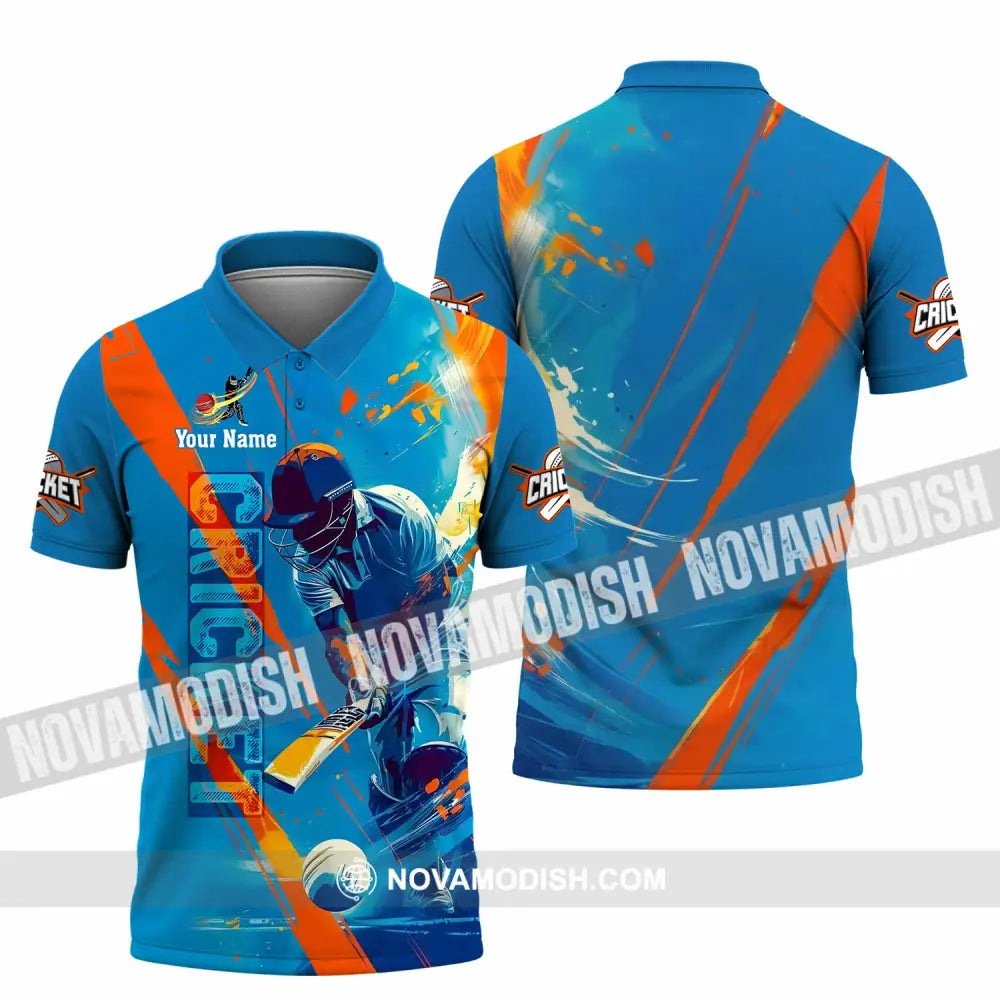 Unisex Shirt - Custom Cricket 3D Shirt Polo Shirt / S T-shirt