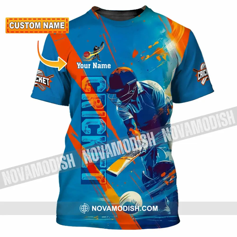 Unisex Shirt - Custom Cricket 3D Shirt T-shirt