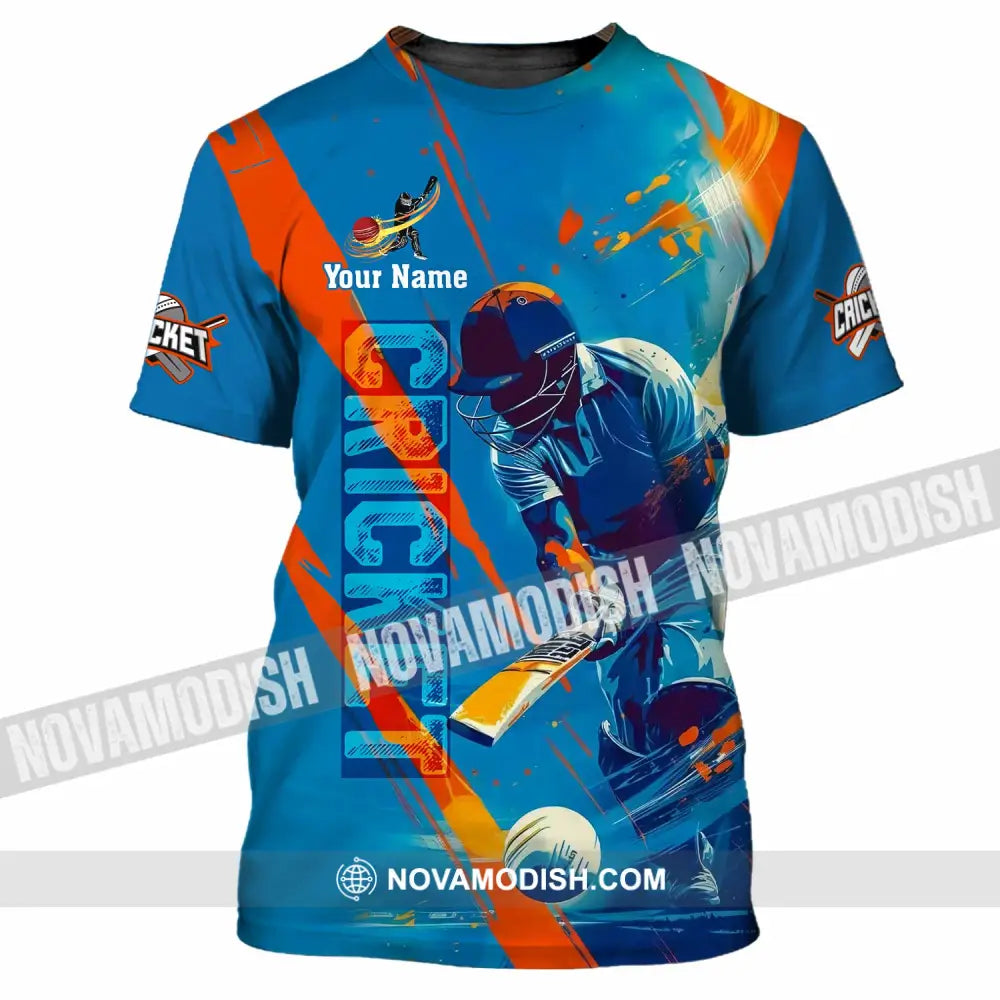 Unisex Shirt - Custom Cricket 3D Shirt T-Shirt / S T-shirt