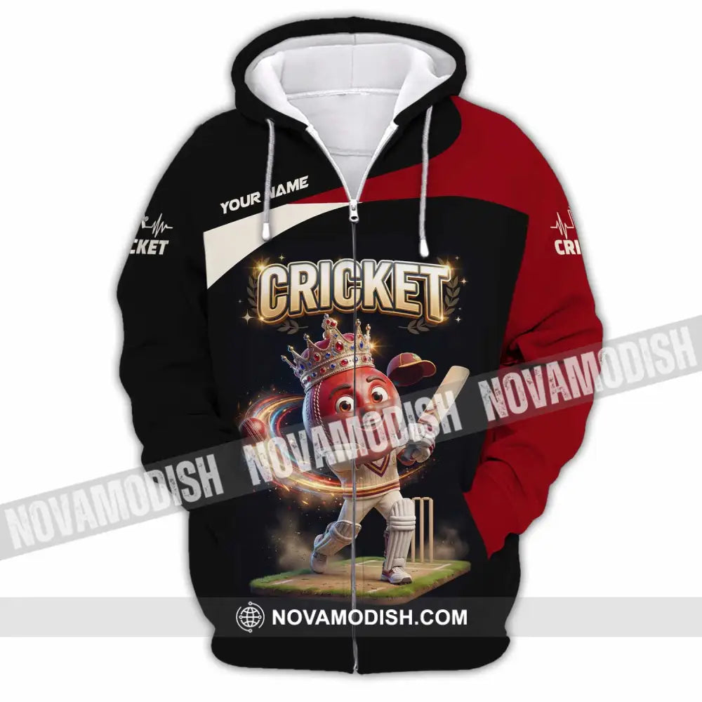 Unisex Shirt - Custom Cricket Shirt - Zipper Hoodie / S - T-shirt