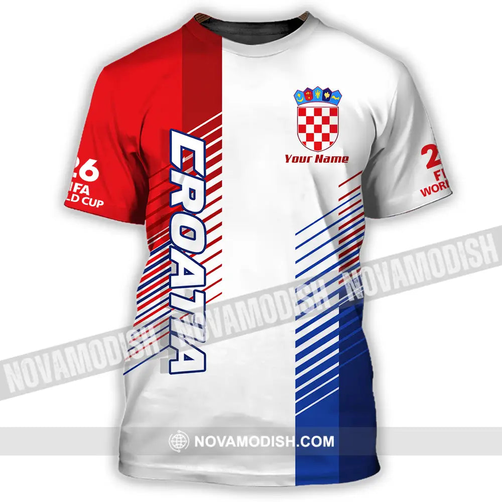 Unisex Shirt - Custom Croatia 3D Shirt - T-Shirt / S - T-shirt