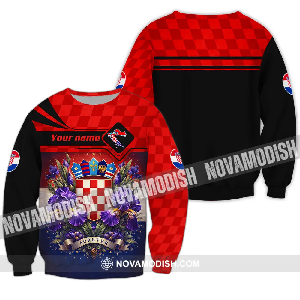 Unisex Shirt - Custom Croatia Fifa World Cup 2026 3D Shirt - Long Sleeve / S - T-shirt