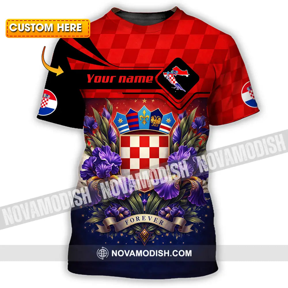 Unisex Shirt - Custom Croatia Fifa World Cup 2026 3D Shirt - T-shirt