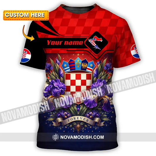 Unisex Shirt - Custom Croatia Fifa World Cup 2026 3D Shirt - T-shirt