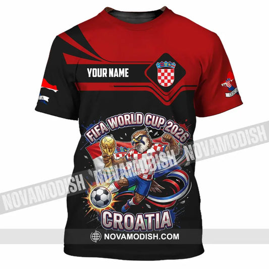 Unisex Shirt - Custom Croatia Fifa World Cup 2026 3D Shirt T-Shirt / S T-shirt