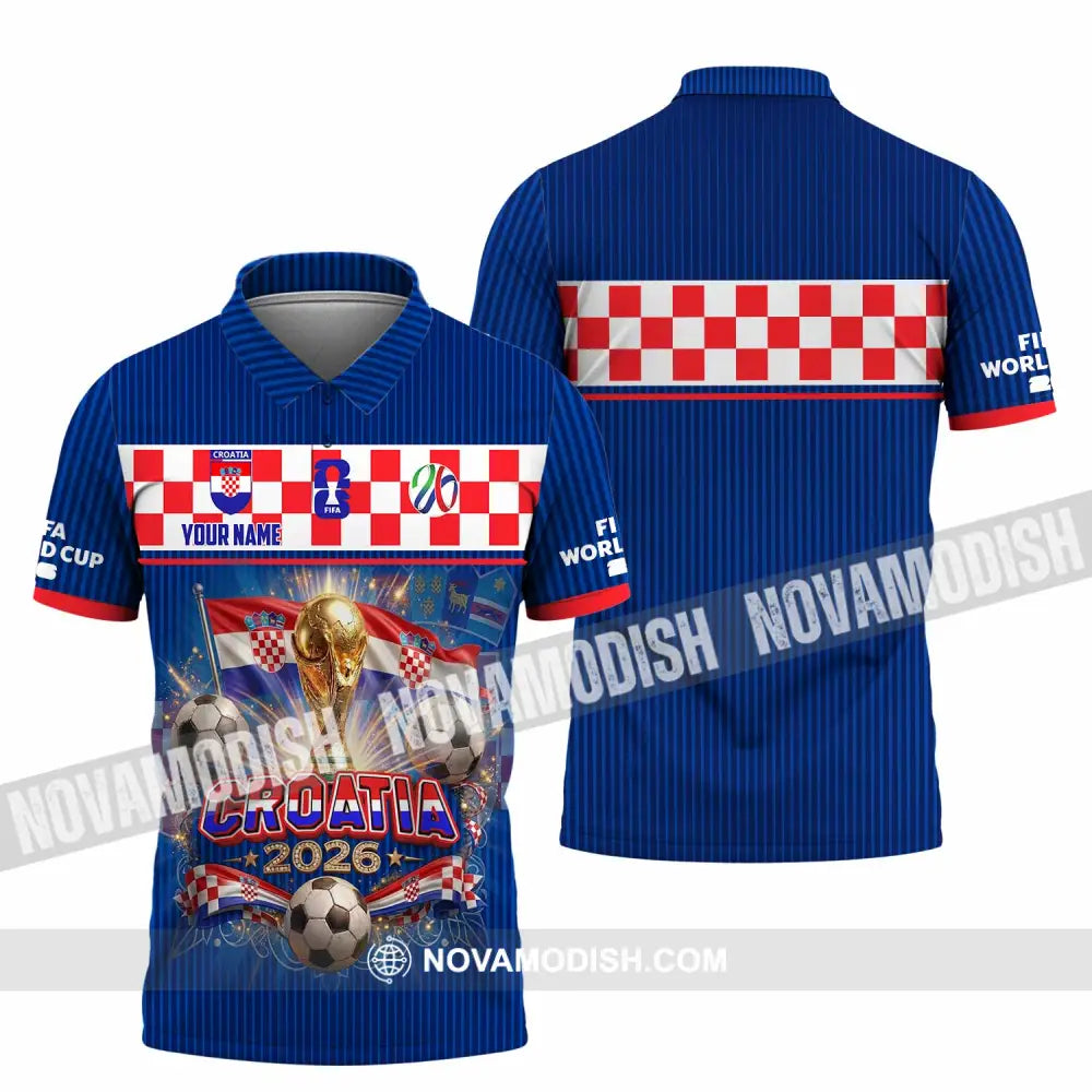 Unisex Shirt - Custom Croatia World Cup 2026 Shirt - Polo Shirt / S - T-shirt