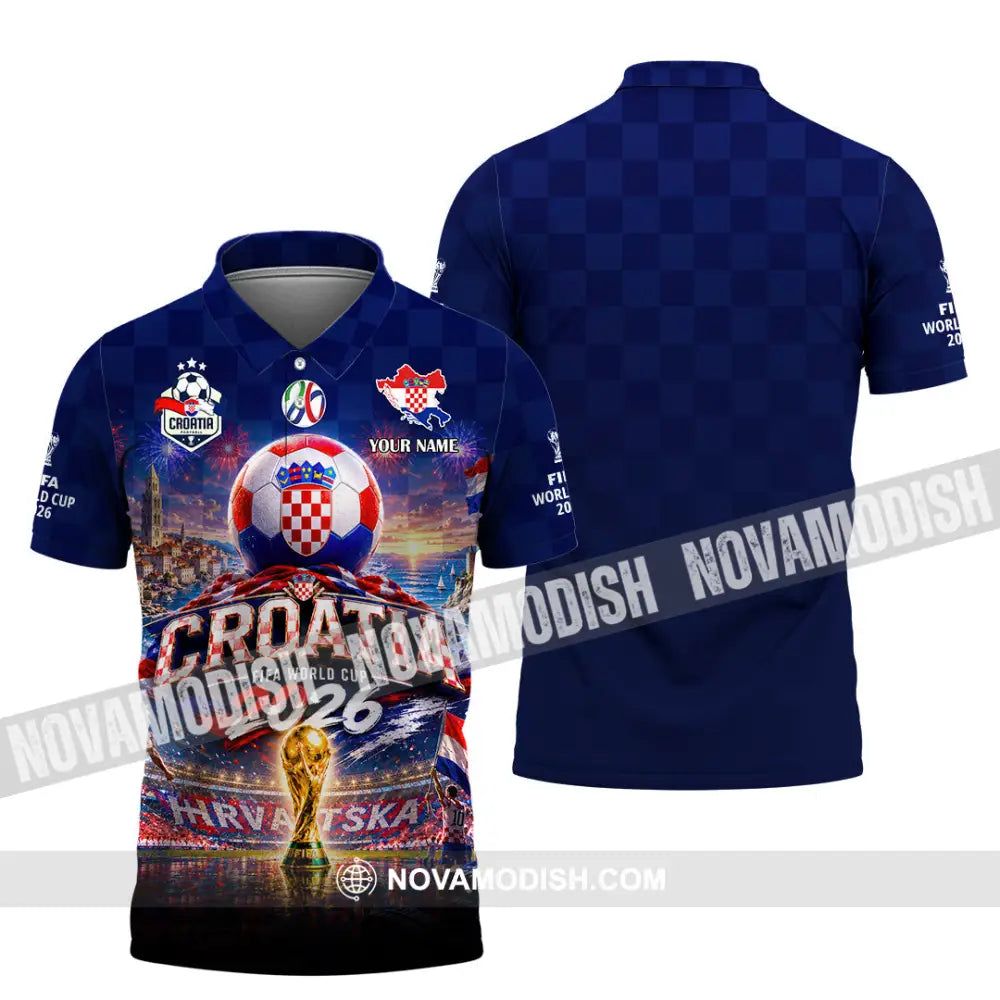 Unisex Shirt - Custom Croatia World Cup 2026 Shirt - Polo Shirt / S - T-shirt