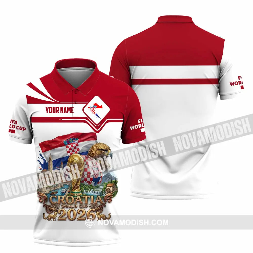 Unisex Shirt - Custom Croatia World Cup 2026 Shirt - Polo Shirt / S - T-shirt