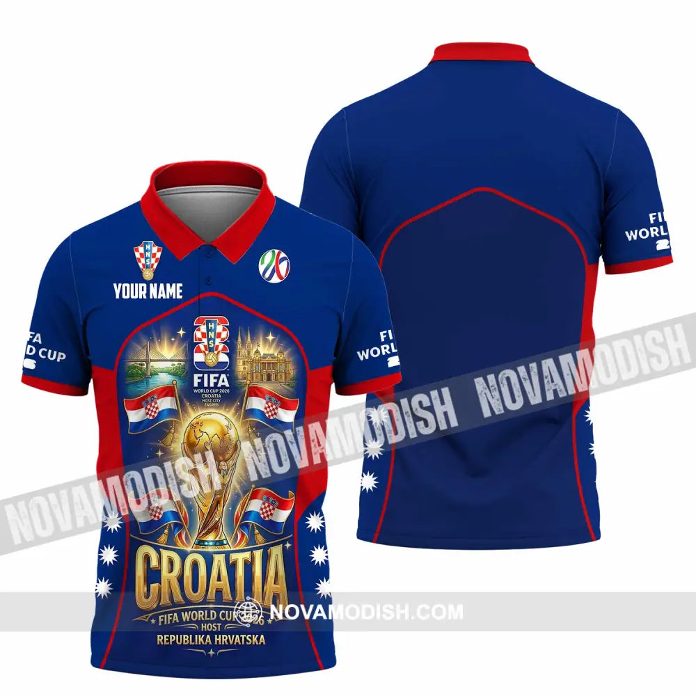 Unisex Shirt - Custom Croatia World Cup 2026 Shirt - Polo Shirt / S - T-shirt