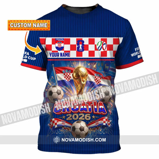 Unisex Shirt - Custom Croatia World Cup 2026 Shirt - T-shirt