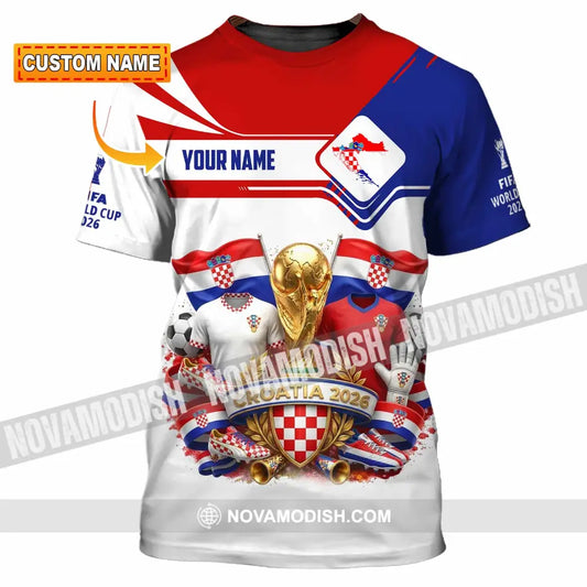 Unisex Shirt - Custom Croatia World Cup 2026 Shirt - T-shirt