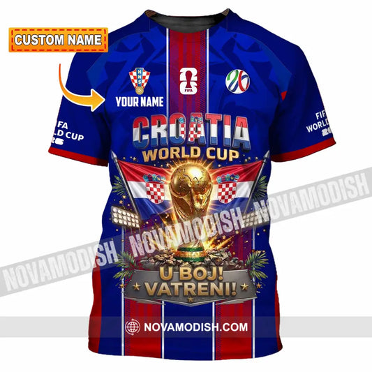 Unisex Shirt - Custom Croatia World Cup 2026 Shirt - T-shirt