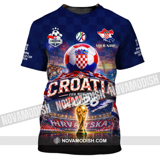 Unisex Shirt - Custom Croatia World Cup 2026 Shirt - T-Shirt / S - T-shirt