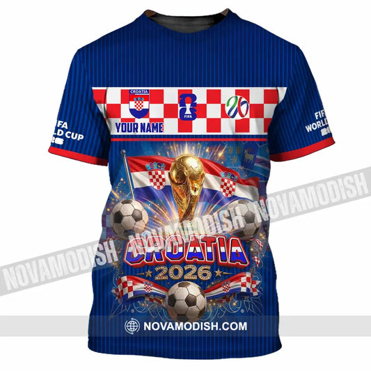 Unisex Shirt - Custom Croatia World Cup 2026 Shirt - T-Shirt / S - T-shirt