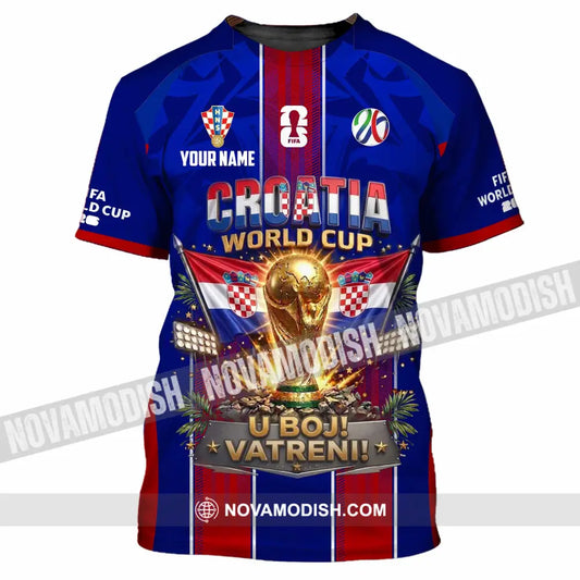 Unisex Shirt - Custom Croatia World Cup 2026 Shirt - T-Shirt / S - T-shirt