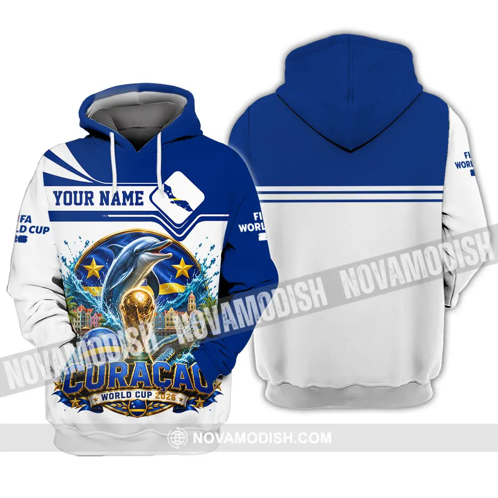Unisex Shirt - Custom Curacao World Cup 2026 Shirt - Hoodie / S - T-shirt