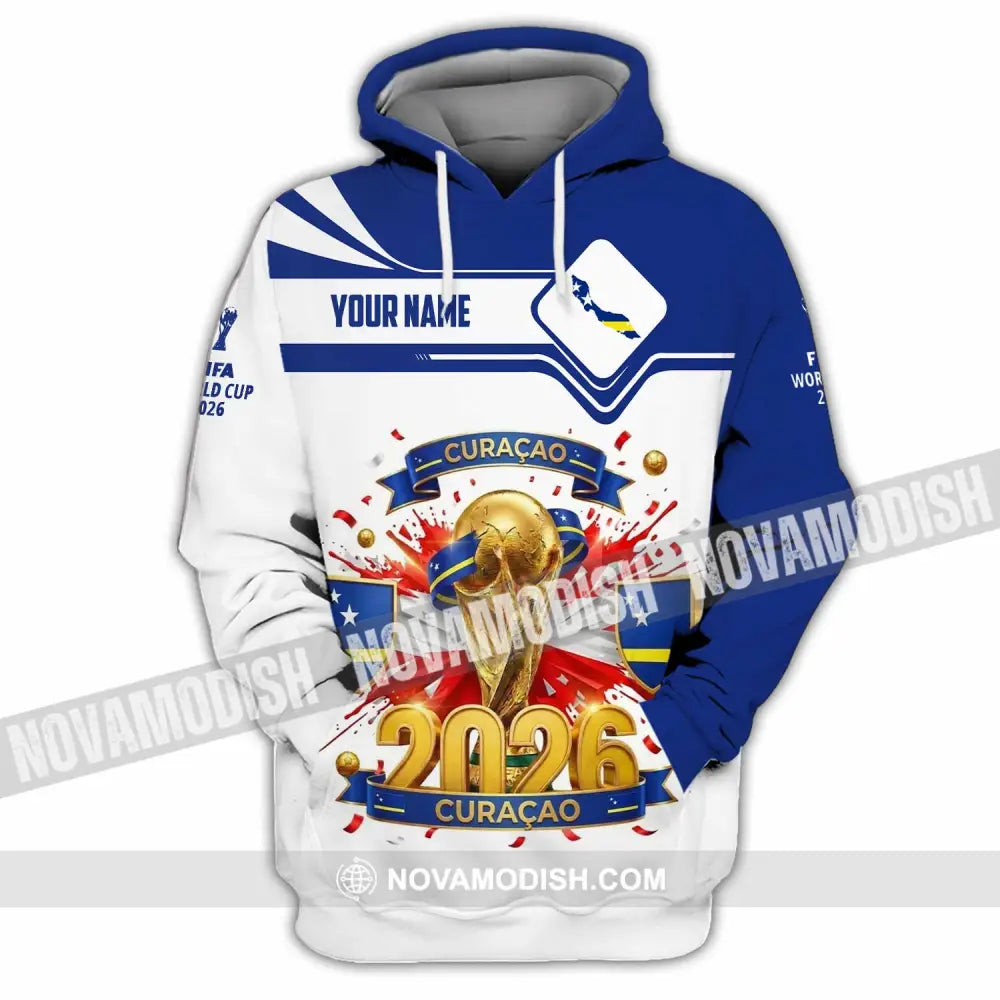 Unisex Shirt - Custom Curacao World Cup 2026 Shirt - Hoodie / S - T-shirt