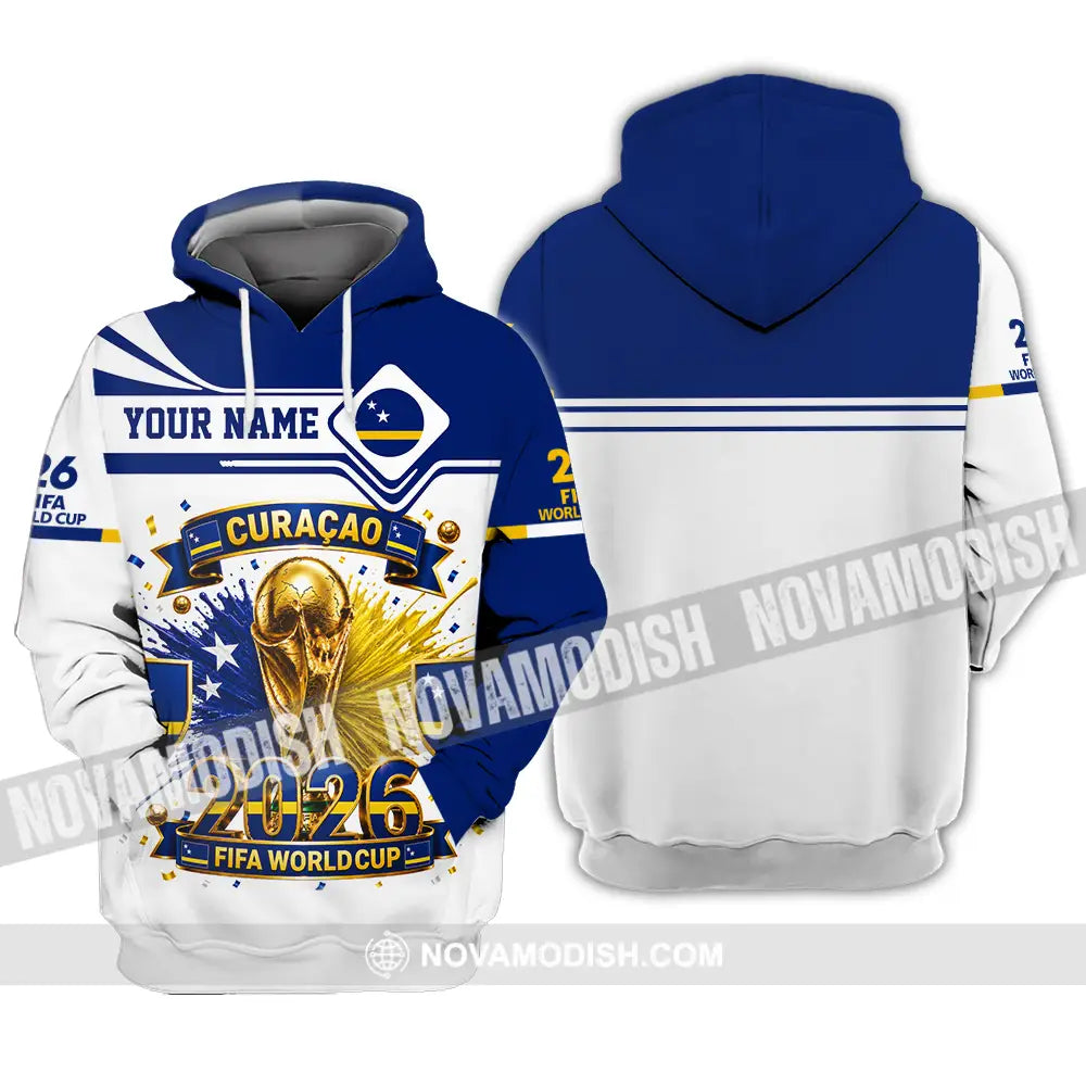 Unisex Shirt - Custom Curacao World Cup 2026 Shirt - Hoodie / S - T-shirt