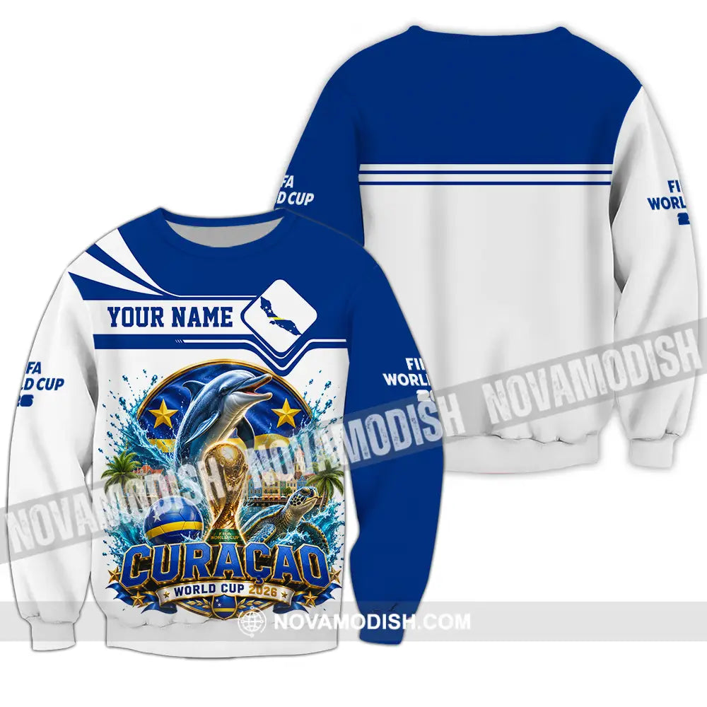 Unisex Shirt - Custom Curacao World Cup 2026 Shirt - Long Sleeve / S - T-shirt