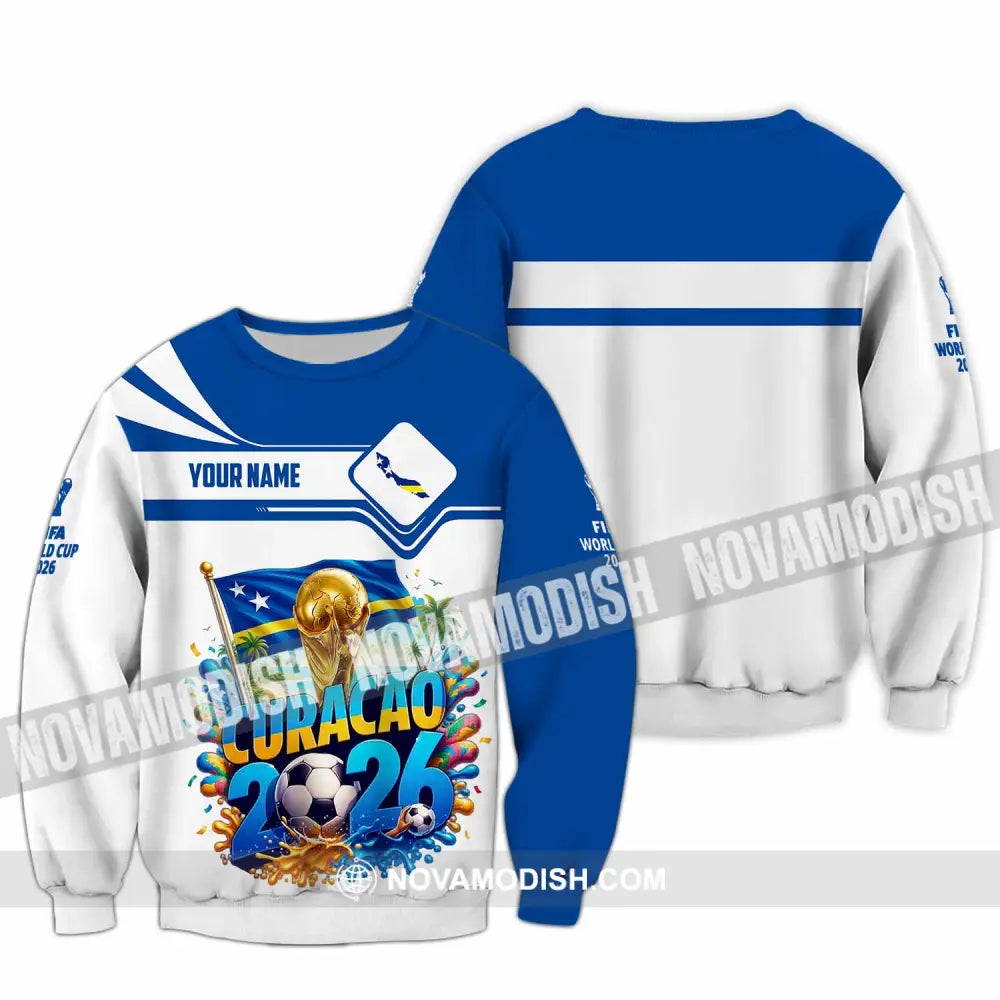 Unisex Shirt - Custom Curacao World Cup 2026 Shirt - Long Sleeve / S - T-shirt