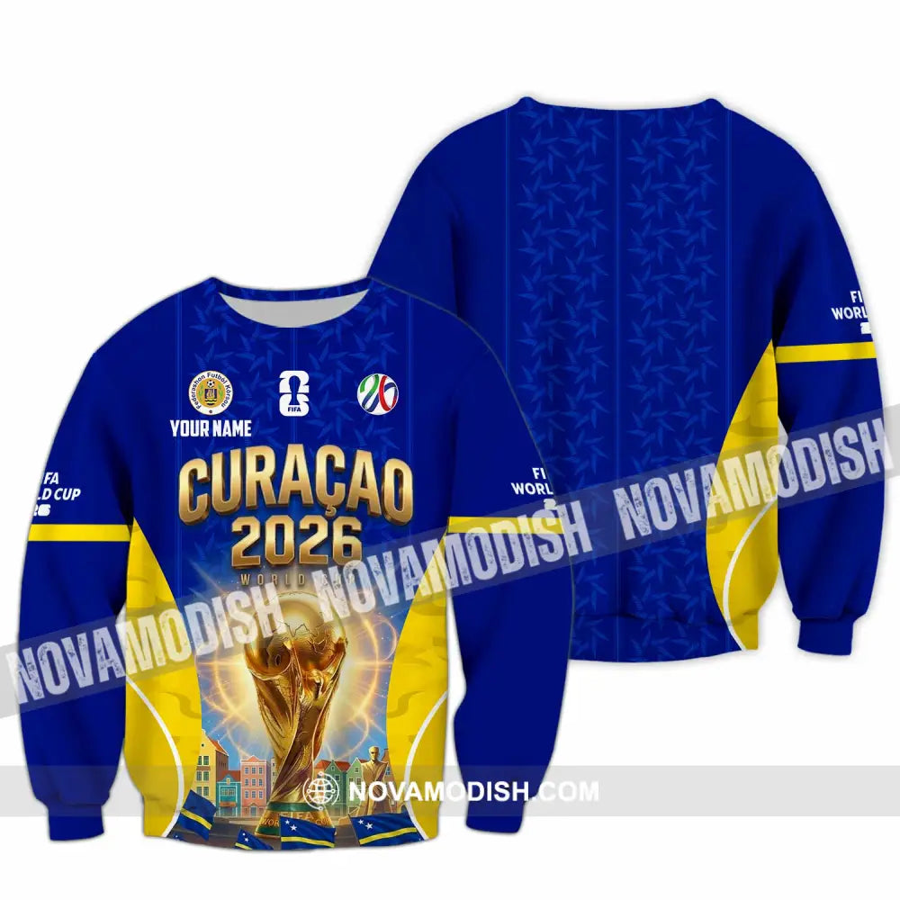 Unisex Shirt - Custom Curacao World Cup 2026 Shirt - Long Sleeve / S - T-shirt