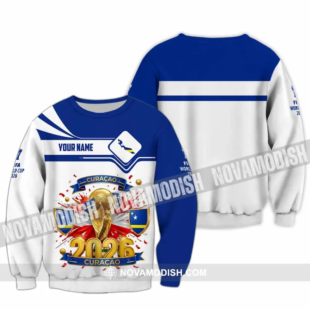 Unisex Shirt - Custom Curacao World Cup 2026 Shirt - Long Sleeve / S - T-shirt