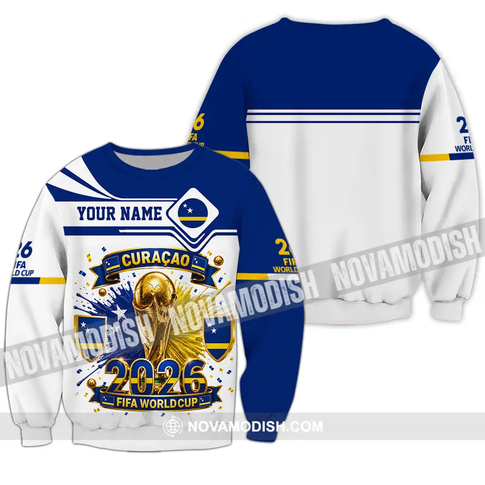 Unisex Shirt - Custom Curacao World Cup 2026 Shirt - Long Sleeve / S - T-shirt