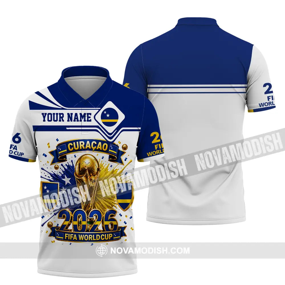 Unisex Shirt - Custom Curacao World Cup 2026 Shirt - Polo Shirt / S - T-shirt