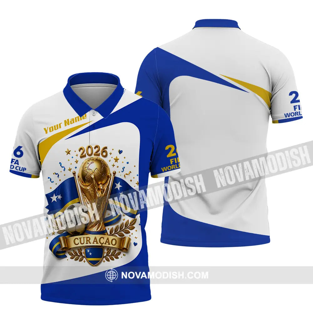 Unisex Shirt - Custom Curacao World Cup 2026 Shirt - Polo Shirt / S - T-shirt