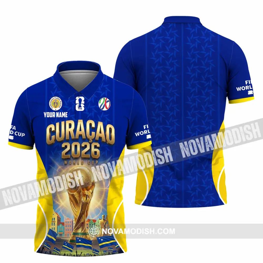 Unisex Shirt - Custom Curacao World Cup 2026 Shirt - Polo Shirt / S - T-shirt