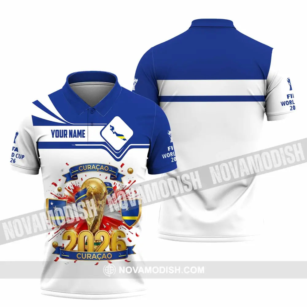 Unisex Shirt - Custom Curacao World Cup 2026 Shirt - Polo Shirt / S - T-shirt