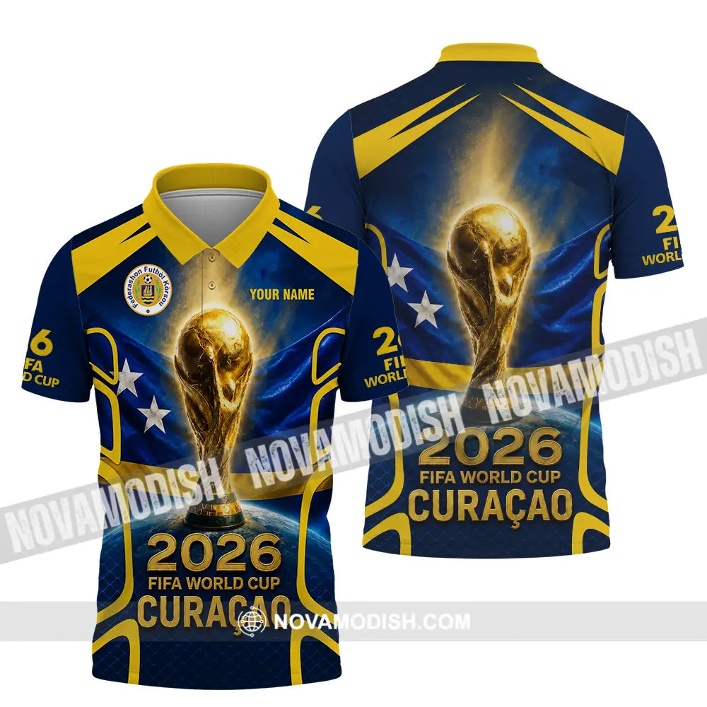 Unisex Shirt - Custom Curacao World Cup 2026 Shirt - Polo Shirt / S - T-shirt