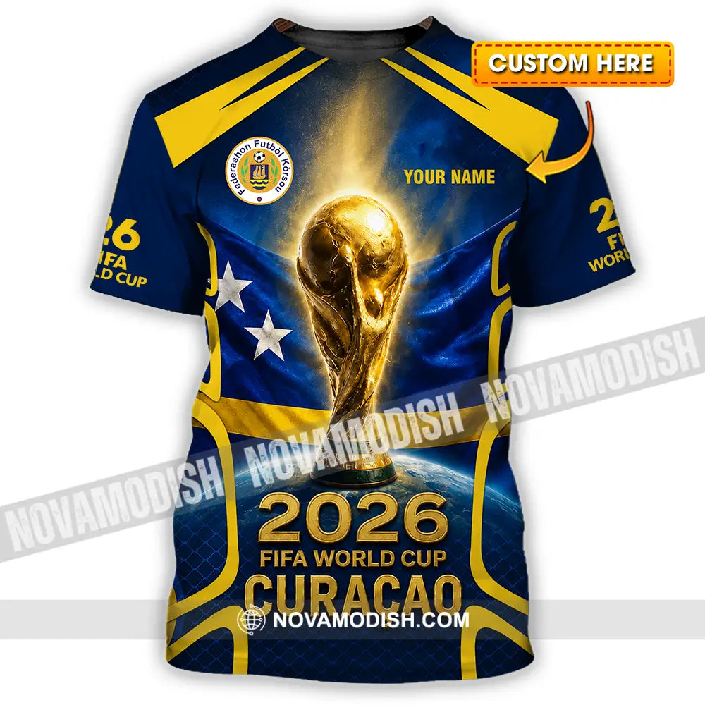 Unisex Shirt - Custom Curacao World Cup 2026 Shirt - T-shirt