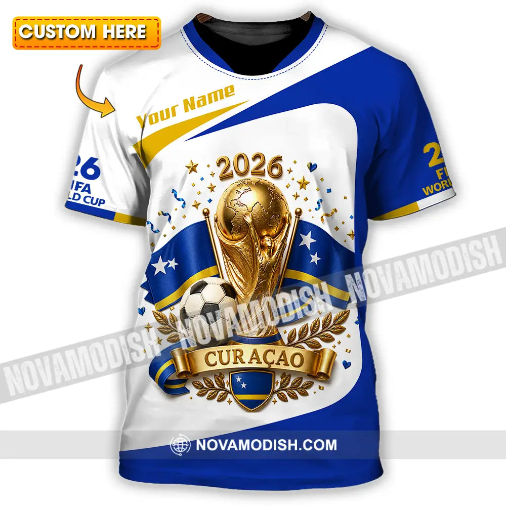 Unisex Shirt - Custom Curacao World Cup 2026 Shirt - T-shirt